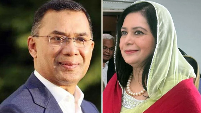 বিএনপির ভারপ্রাপ্ত চেয়ারম্যান তারেক রহমান ও তার স্ত্রী জুবাইদা রহমান